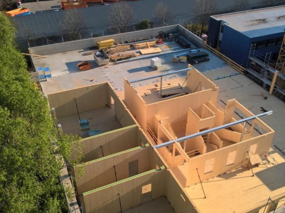 Rakennusyhtiöt kasvattavat puurakentamisen osaamista